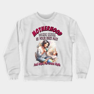 Caffeinated Maternity Crewneck Sweatshirt